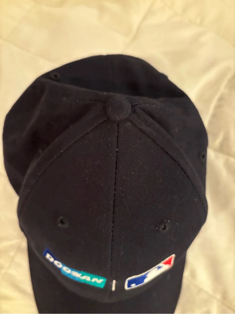 MLB Doosan Black MLB Embroidered Baseball Cap NEW